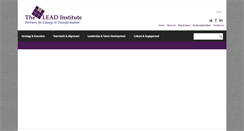 Desktop Screenshot of leadinstitute.com